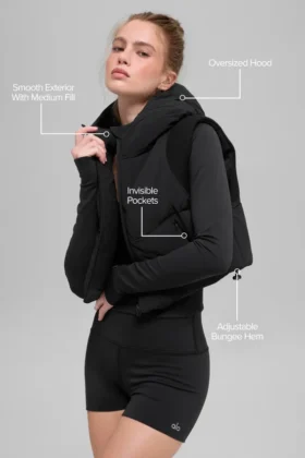 Fast Lane Puffervest – Svart