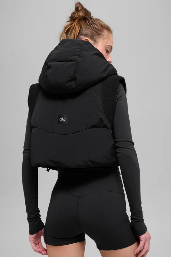 Fast Lane Puffervest – Svart