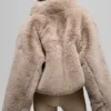 Faux Fur Allure-jakke – Oat
