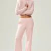 Faux Fur Cashmere Northstar Full Zip – Frosted Pink