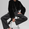 Faux Fur Chic kort jakke – svart