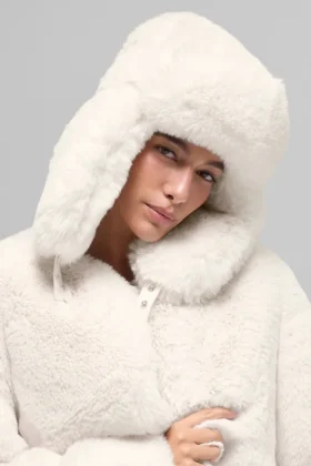 Faux Fur Starstruck Hat – Ivory