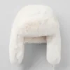 Faux Fur Starstruck Hat – Ivory