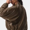 Faux Leather Premier Bomber – Espresso