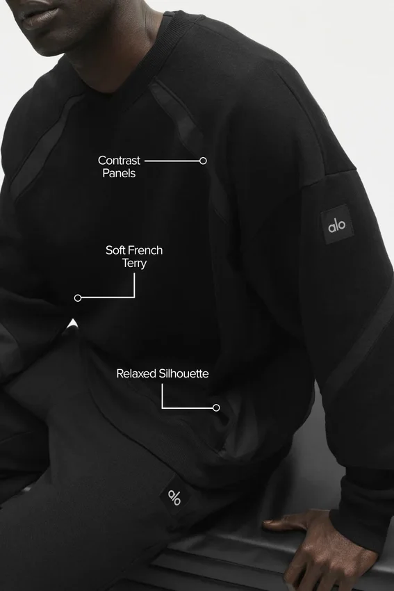 Field Crew Neck-genser – svart