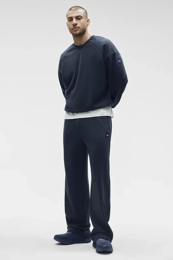 Field-genser med rund hals – Navy