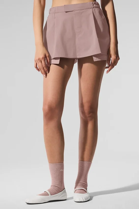 Flip It Mini Skort – Taupe