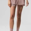 Flip It Mini Skort – Taupe