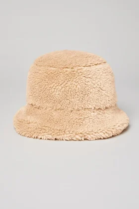 Foxy Sherpa-bøttehatt – kamel