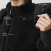Foxy Sherpa-jakke – svart