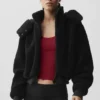 Foxy Sherpa-jakke – svart