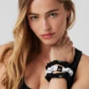 Fresh Mini-scrunchie (3-pakning) – svart/hvit