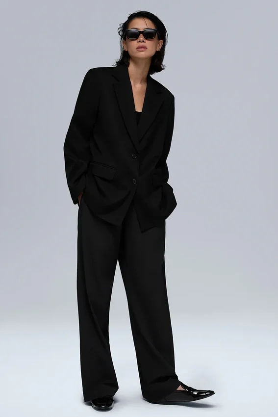 Førsteklasses blazer – svart