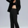 Førsteklasses blazer – svart