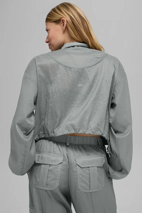 Game Time-jakke med hel glidelås – Lunar Grey