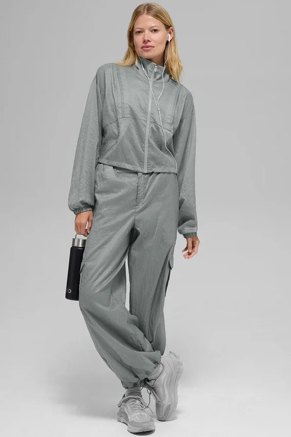 Game Time-jakke med hel glidelås – Lunar Grey