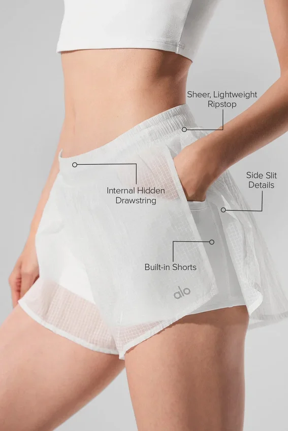 Game Time-shorts – hvit
