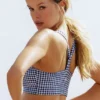 Gingham Airlift So Smooth-pannebånd – Navy Gingham