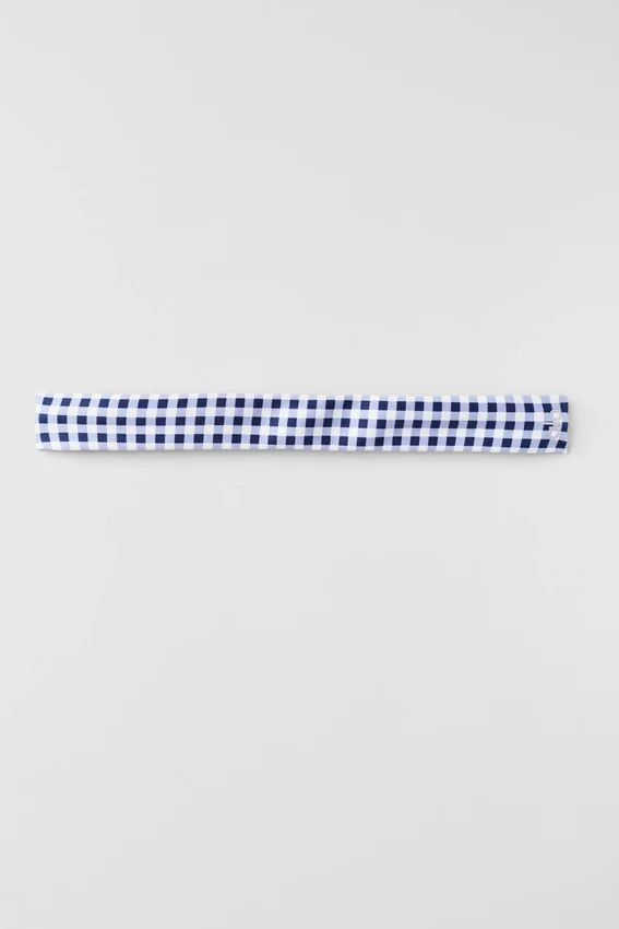 Gingham Airlift So Smooth-pannebånd – Navy Gingham