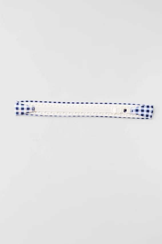 Gingham Airlift So Smooth-pannebånd – Navy Gingham