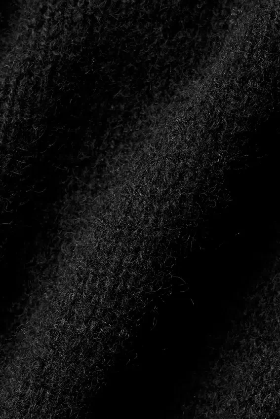 Gjennomsiktig kashmir-tanktop – svart