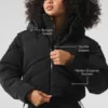 Glacier Puffer – svart