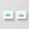 Glow-armbånd (2-pakning) – hvit/grangrønn
