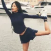 Go Time-shorts med middels høy midje – Navy