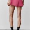 Go Time-shorts med middels høy midje – Paradise Pink