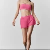Go Time-shorts med middels høy midje – Paradise Pink