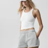 Goddess Ribbed Go-To Tank – hvit