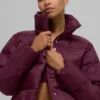 Gold Rush Puffer – Burgunder