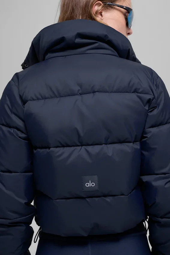 Gold Rush Puffer – Navy