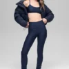 Gold Rush Puffer – Navy