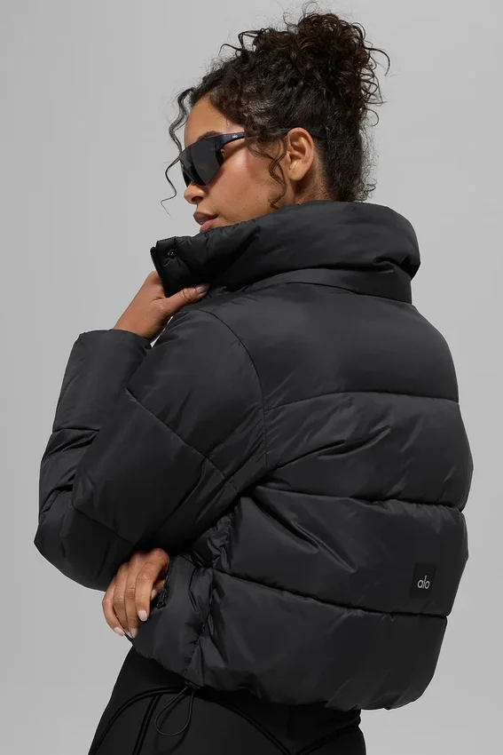 Gold Rush Puffer – svart