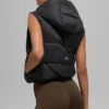 Gold Rush-puffervest – svart