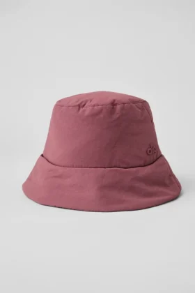 Good Shade Puffer Bucket Hat – Burgundy Truffle
