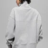 Hazy genser med høyhals – Athletic Heather Grey