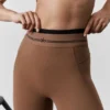 High-Waist Airbrush 7/8 Better Together Tights – solkysset brun/svart