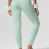 High-Waist Airbrush 7/8 Better Together Tights – spearmint/hvit