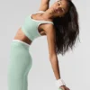 High-Waist Airbrush 7/8 Better Together Tights – spearmint/hvit