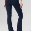 High-Waist Airbrush 7/8 bootcut legging – Navy