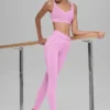 High-Waist Airbrush 7/8 Heart Throb Tights – Candy Heart-rosa/hvit