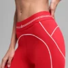 High-Waist Airbrush 7/8 Heart Throb Tights – knallrød/hvit