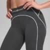 High-Waist Airbrush Heart Throb Tights – antrasitt/hvit