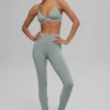 High-Waist Airbrush Legging – Lunar Grey