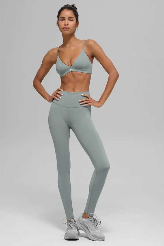 High-Waist Airbrush Legging – Lunar Grey