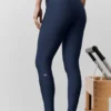 High-Waist Airlift 7/8 Fine Line Tights – marineblå