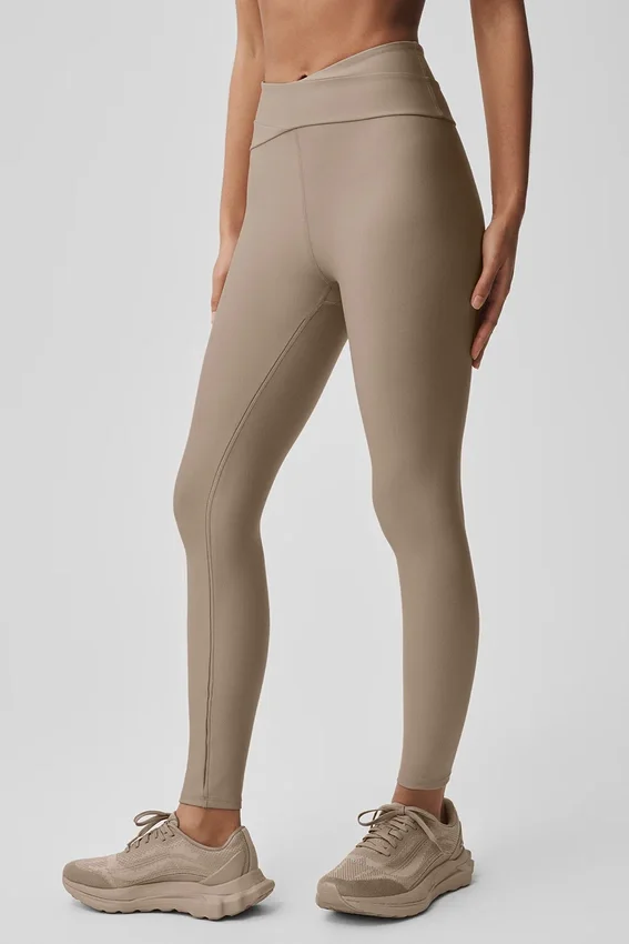 High-Waist Airlift 7/8 Horizon Legging – Gravel