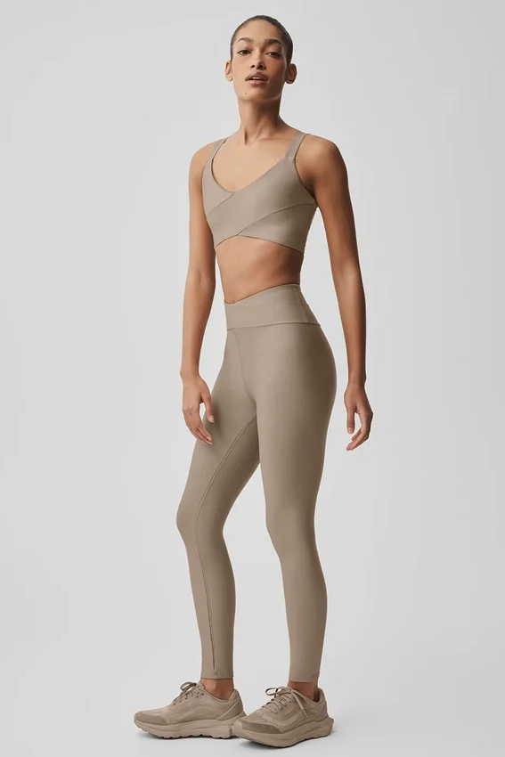 High-Waist Airlift 7/8 Horizon Legging – Gravel